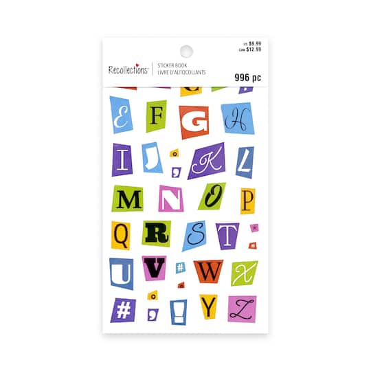Magazine Letter Stickers by Recollections™